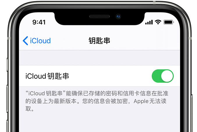 商都苹果手机维修分享在 iPhone 上开启 iCloud 钥匙串之后会储存哪些信息 